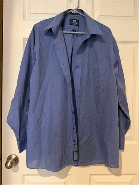 Stafford Men's Blue Dress Shirt